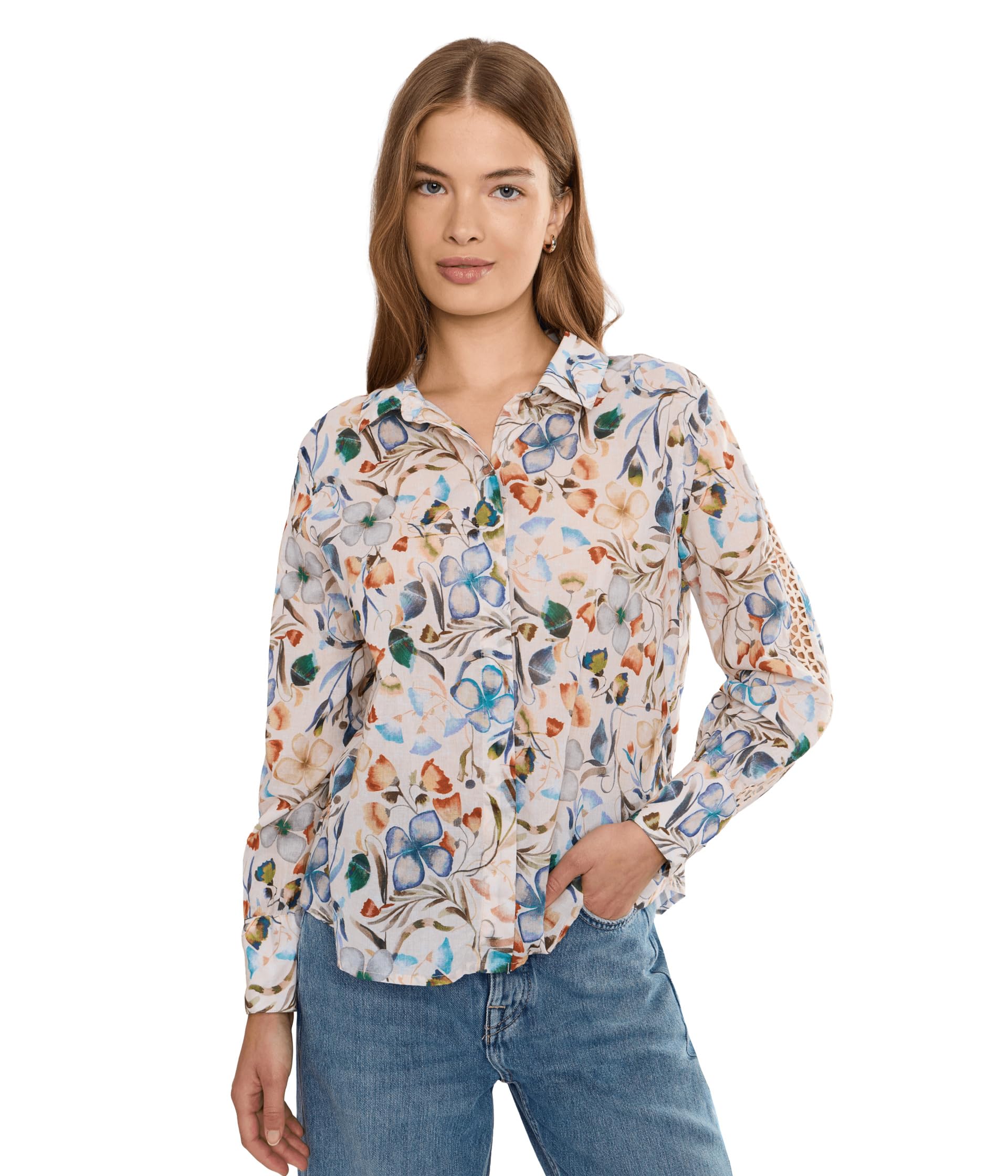 Рубашка Petite Pressed Flowers Cotton Lawn