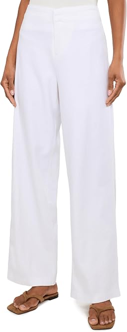 31" Lenox Wide Leg Stretch Linen Pants