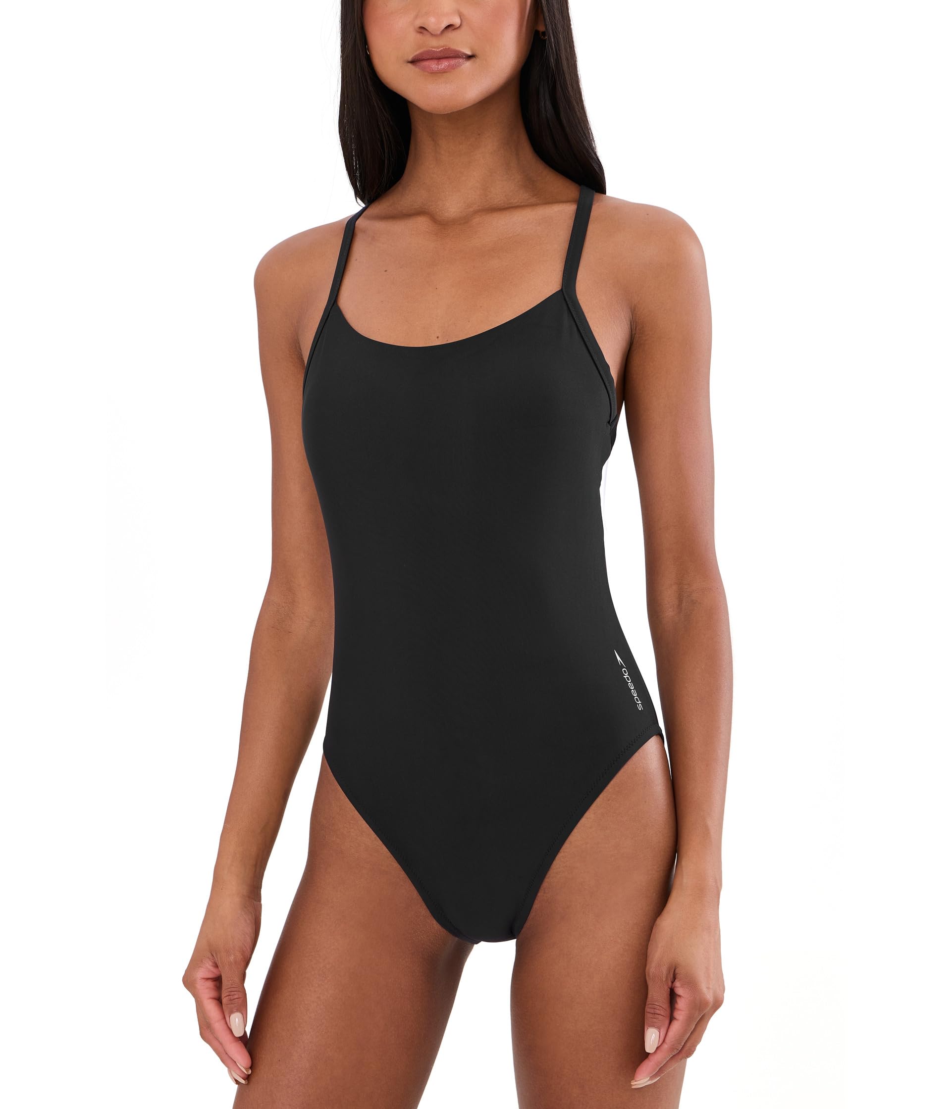Женский слитный купальник Solid Racerback