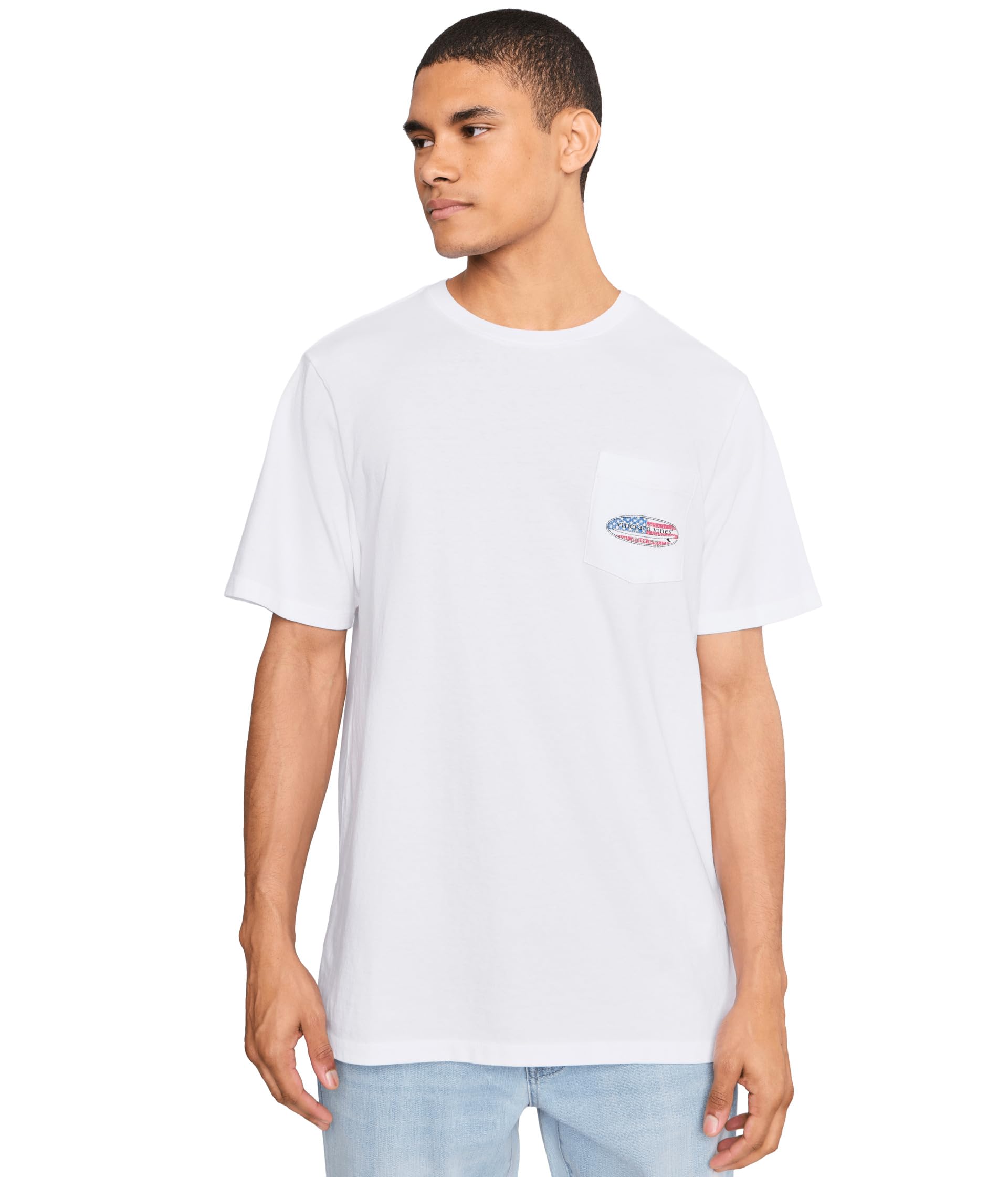 Classic USA Surf Logo Short Leeve Tee