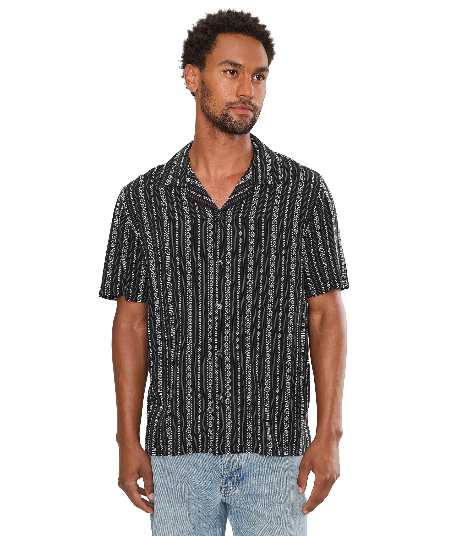 Мужская рубашка Dan Short Sleeve Camp Collar W792f26