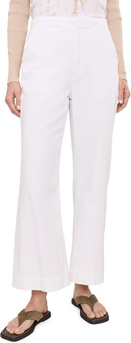 The Clean Denim Trousers Ankle in White
