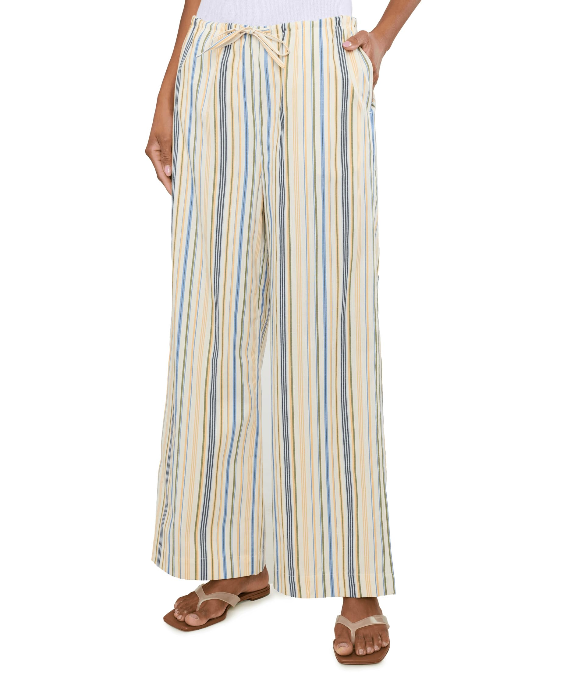 Брюки The Brynn в цвете Azure Multi Stripe Женский