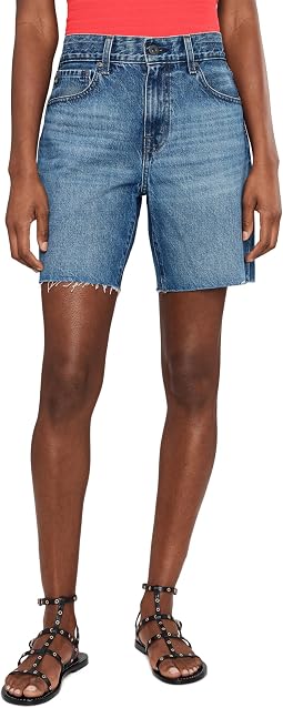 Ex-Boyfriend Mid-Rise Slouchy Shorts in Nouveau