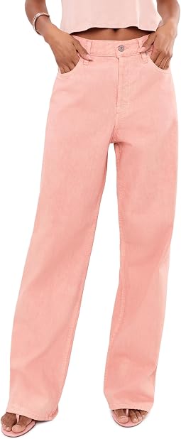Billie Relaxed Straight in Sulfur Sparkling Rose