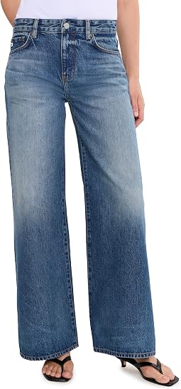 Saige Mid-Rise Wide Leg in Nostalgia