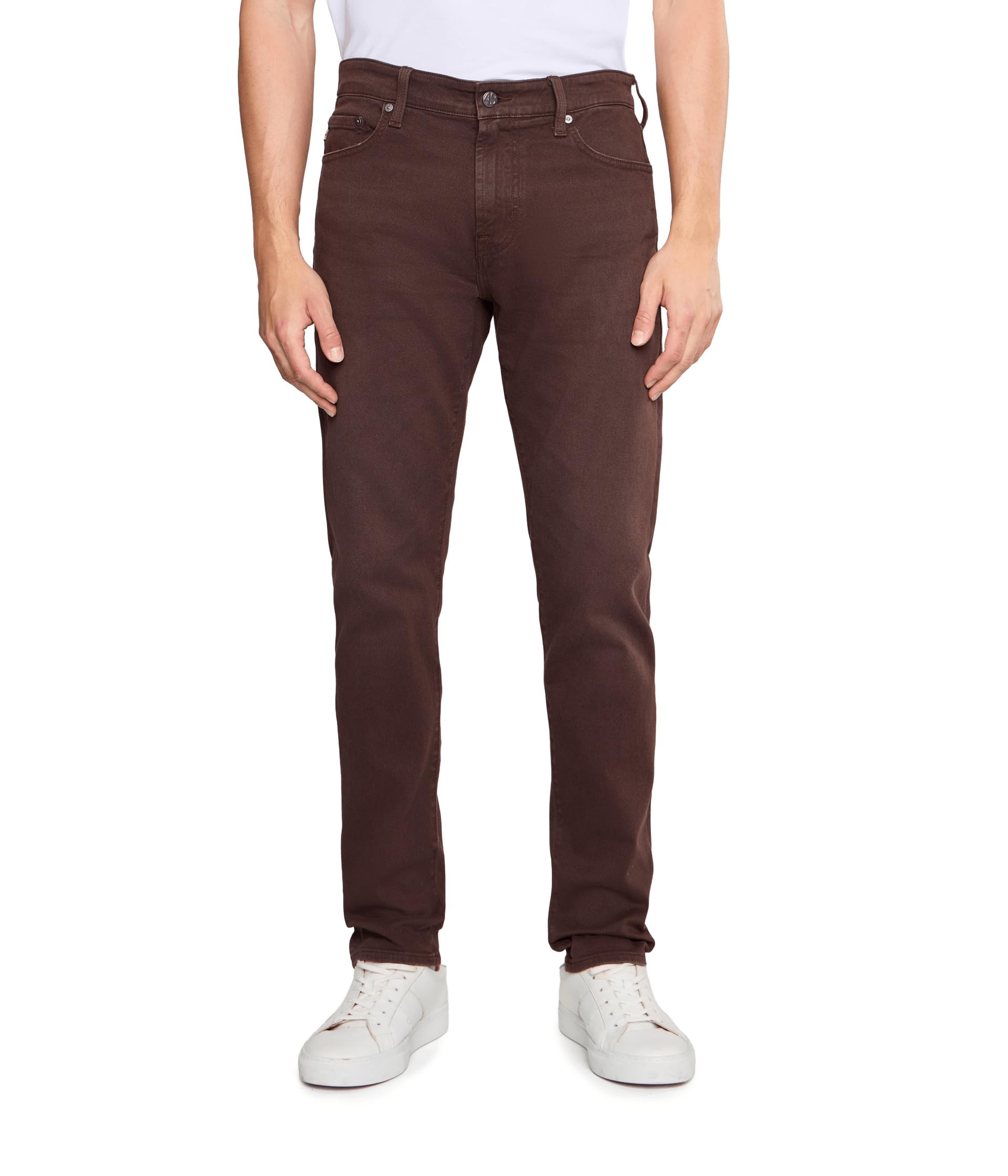 Tellis Modern Slim Jeans In 7 Years Sulfur Oak Barrel