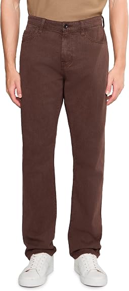 Everett Slim Straight Pants In Sulfur Oak Barrel