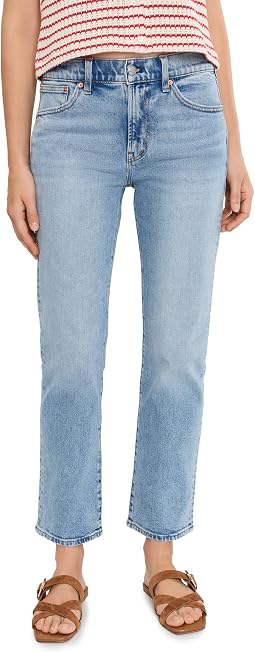 Madewell Джинсы Jules Slim Straight в цвете Raebrook