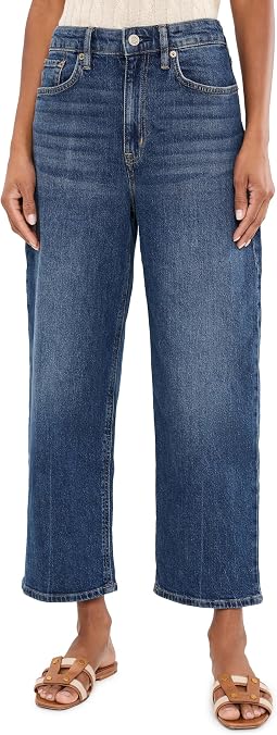 High-Rise Relaxed Straight Jeans