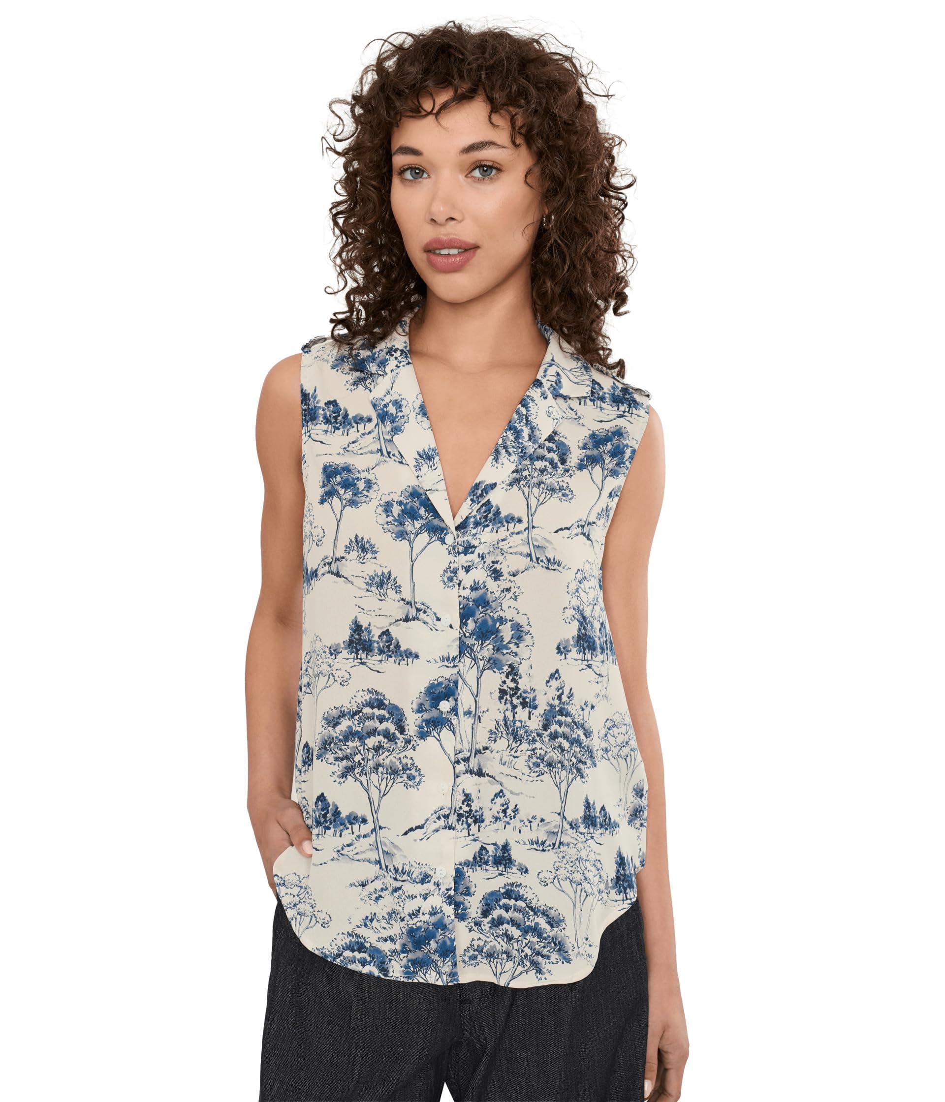 Gabrielle Sleeveless Blouse