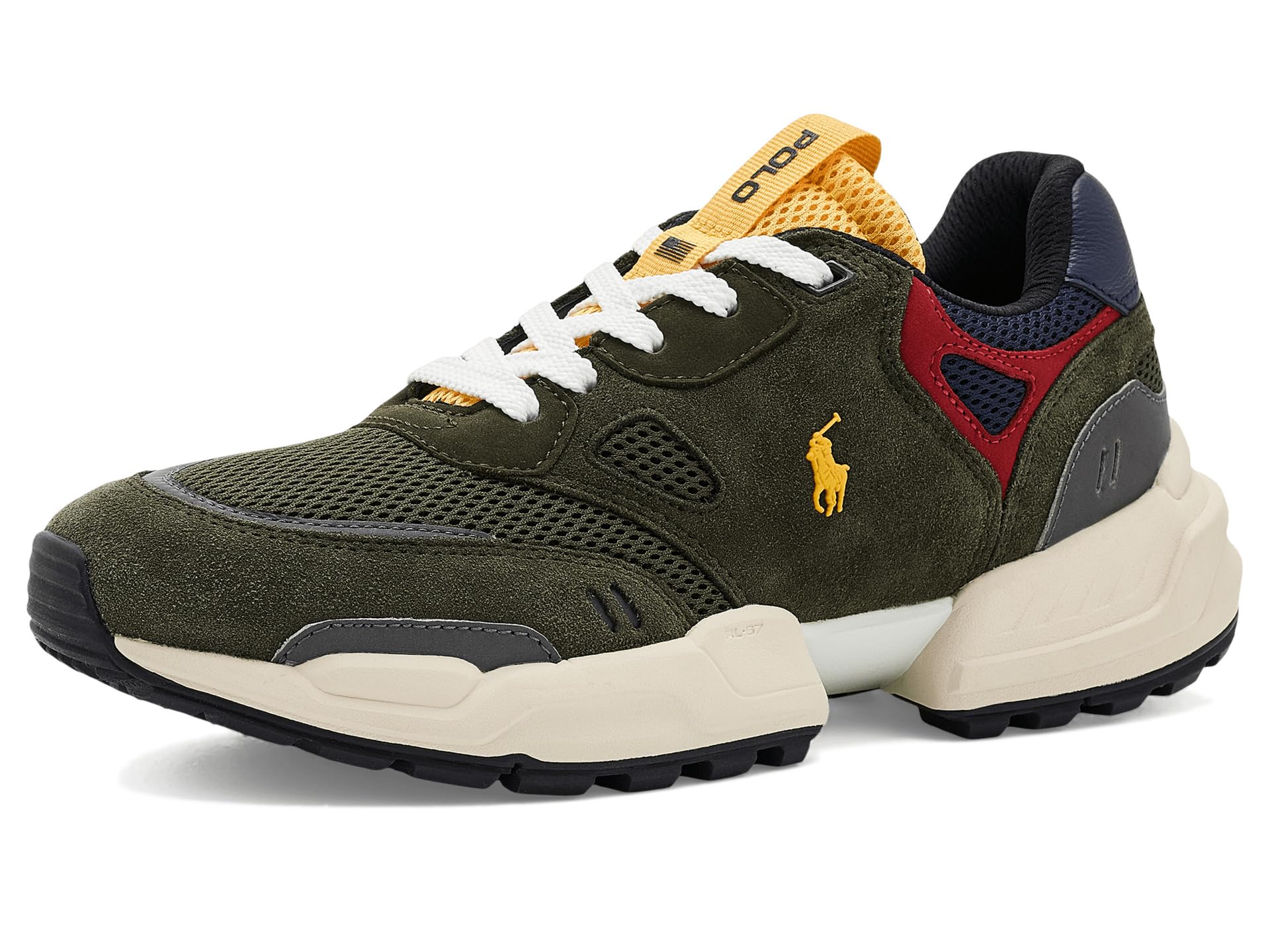 Polo Joggers Suede-Mesh Pony Player