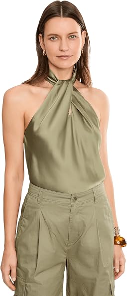 Блузка Lauren Ralph Lauren с перехватом спереди