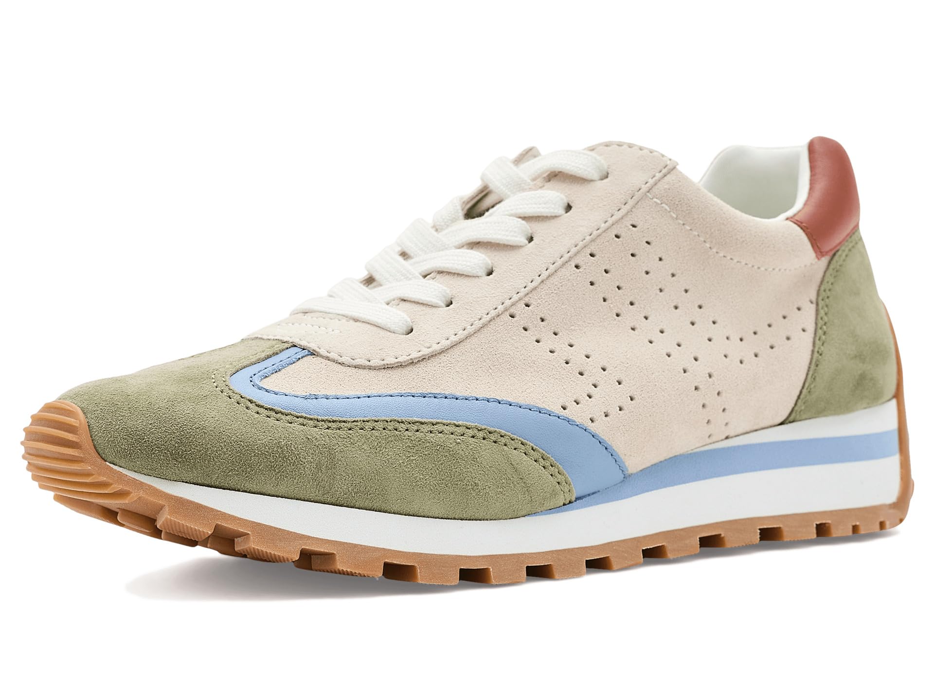 Dani Perforated Suede Sneakers