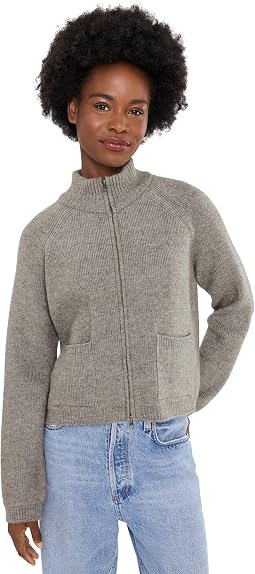 We The Free On It Zip-Up Cardigan