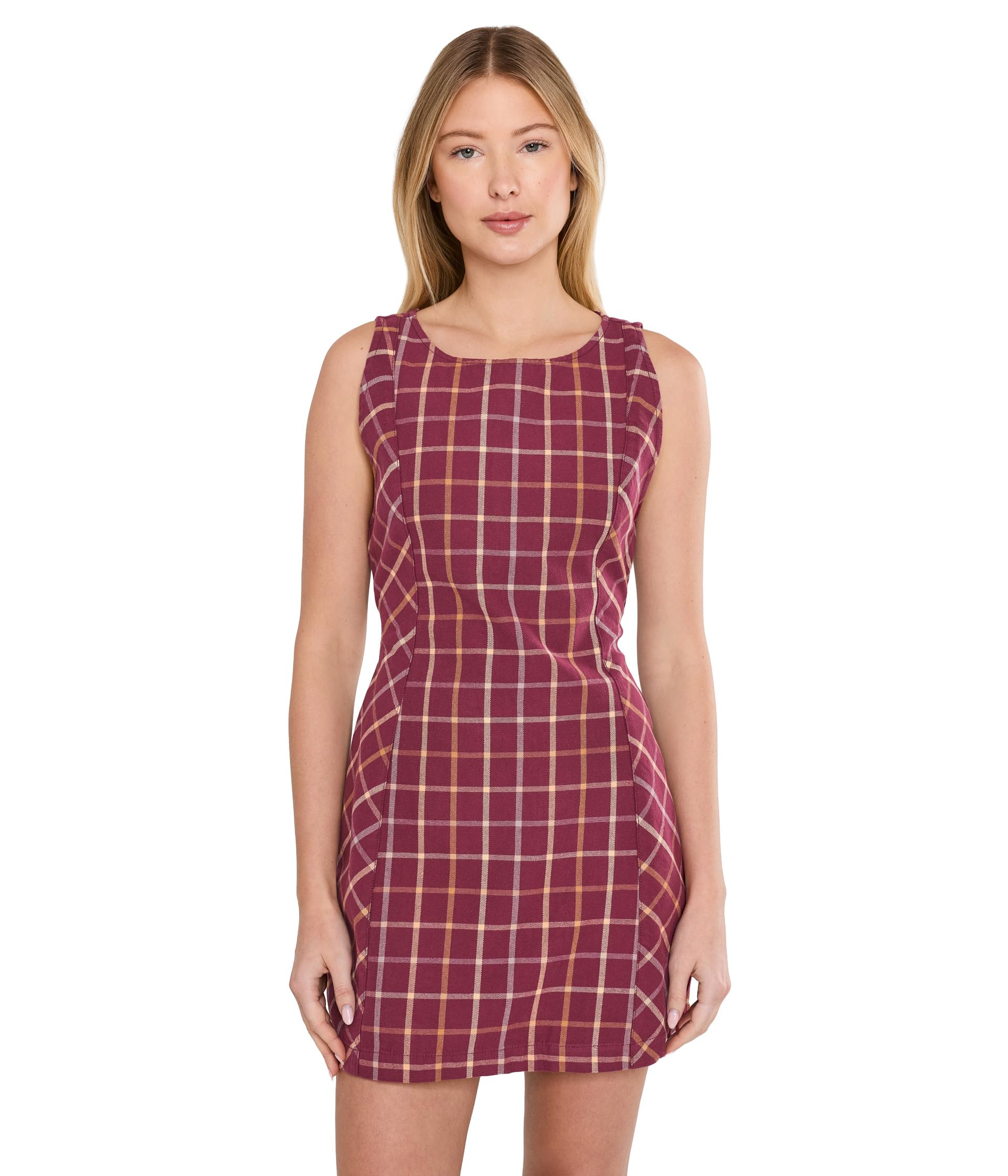 Платье Free People Atlas Plaid Mini