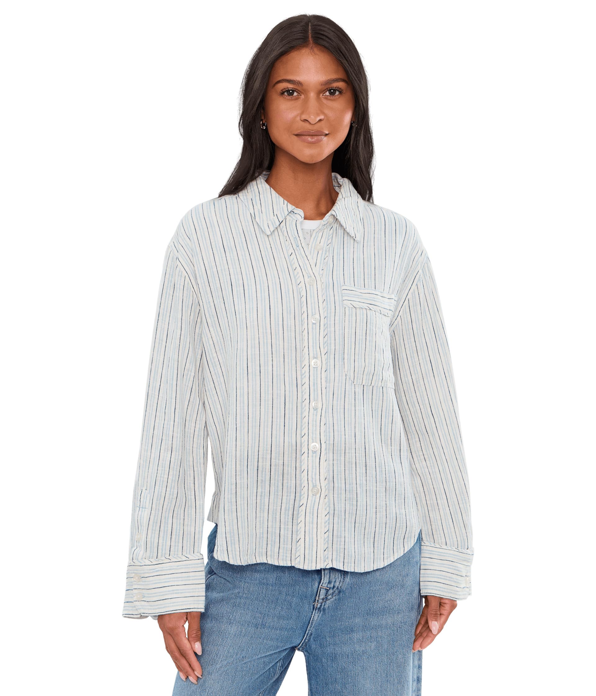 Топ Striped Linen Laurel