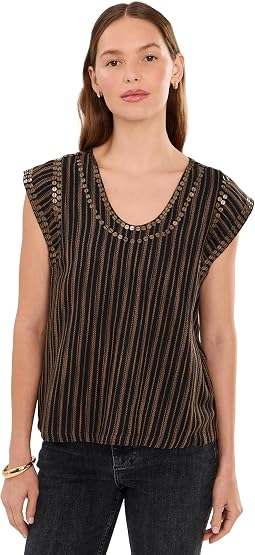 Outsider Embellished Shell Top