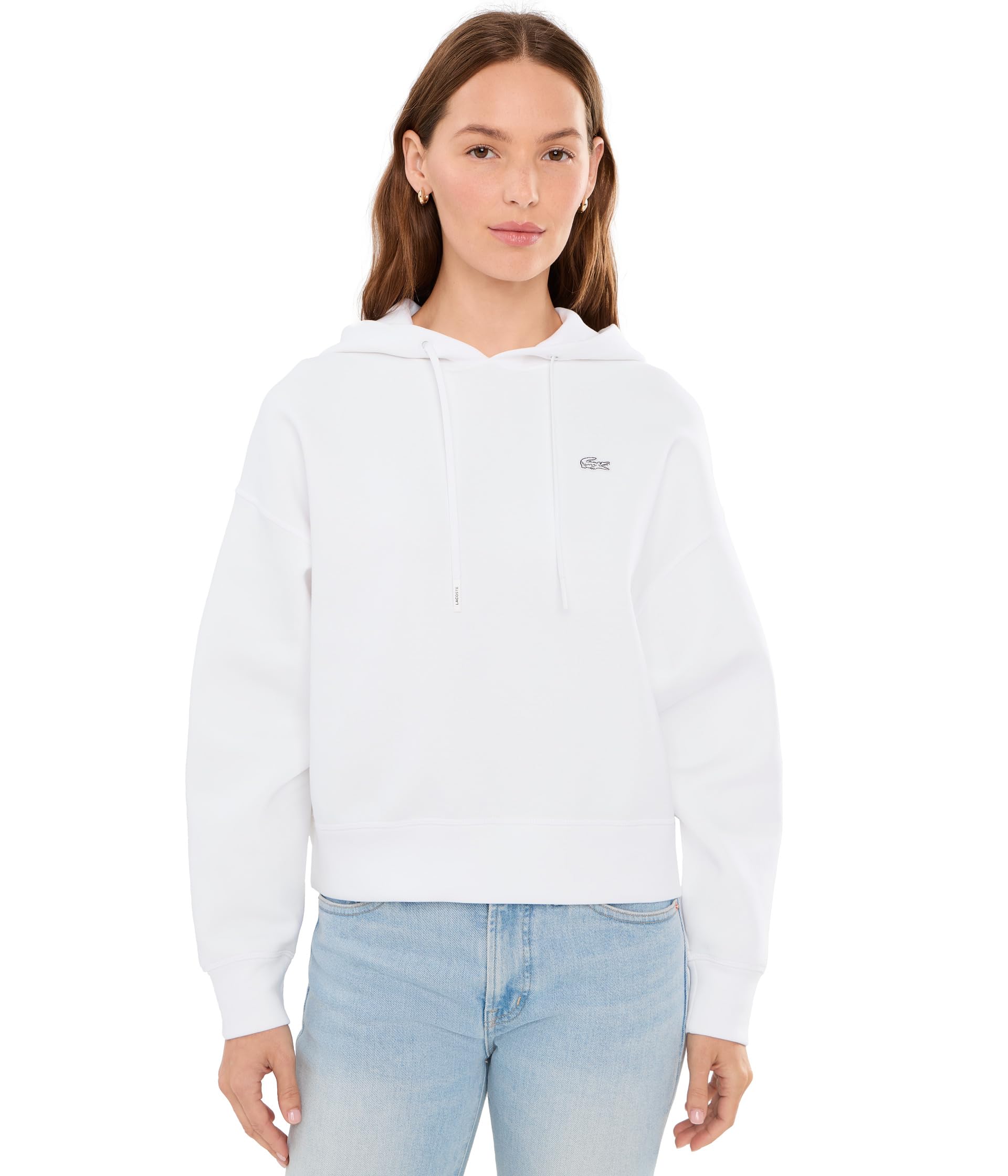 Lacoste Объемное худи с регулируемым капюшоном