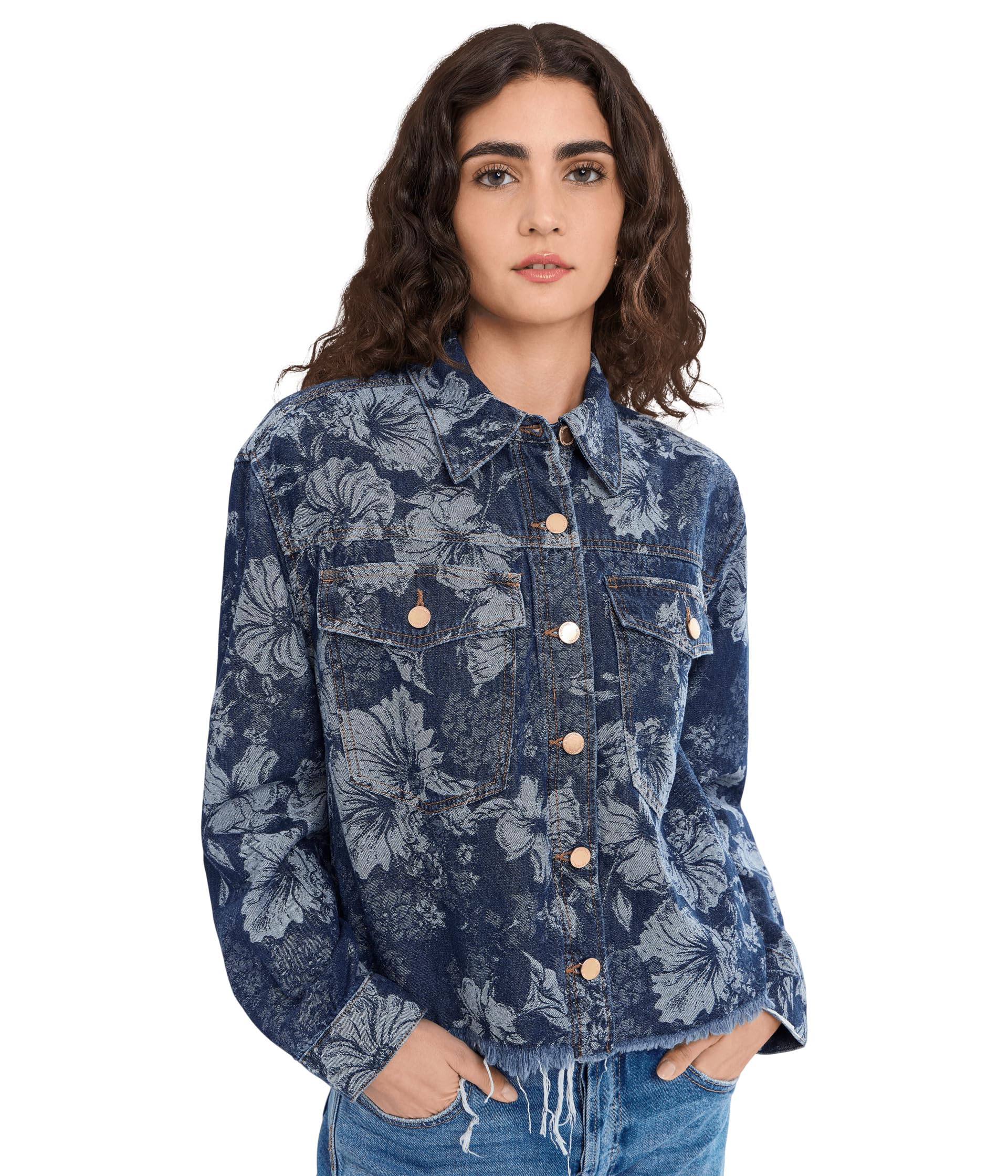 Женская джинсовая куртка Jacquard
