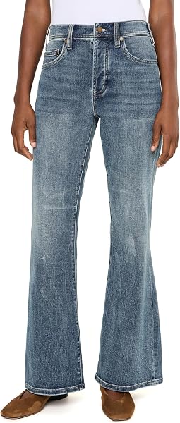 Dakota Mid-Rise Loose Flare Jeans
