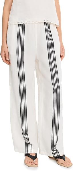 Linen Pull-On Bold Stripe