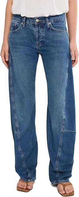 We The Free Fable Low Rise Twisted Bowed Jeans