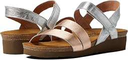 Soft Silver Leather/Soft Rose Gold Leather