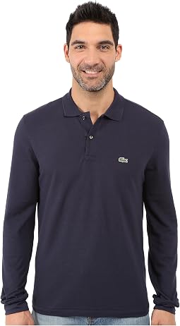 Мужская рубашка поло Classic Pique с длинным рукавом от Lacoste