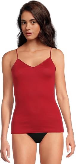 Cotton Seamless V-Neck Spaghetti Camisole