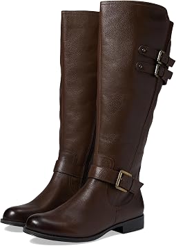 Chocolate Wide Calf Leather