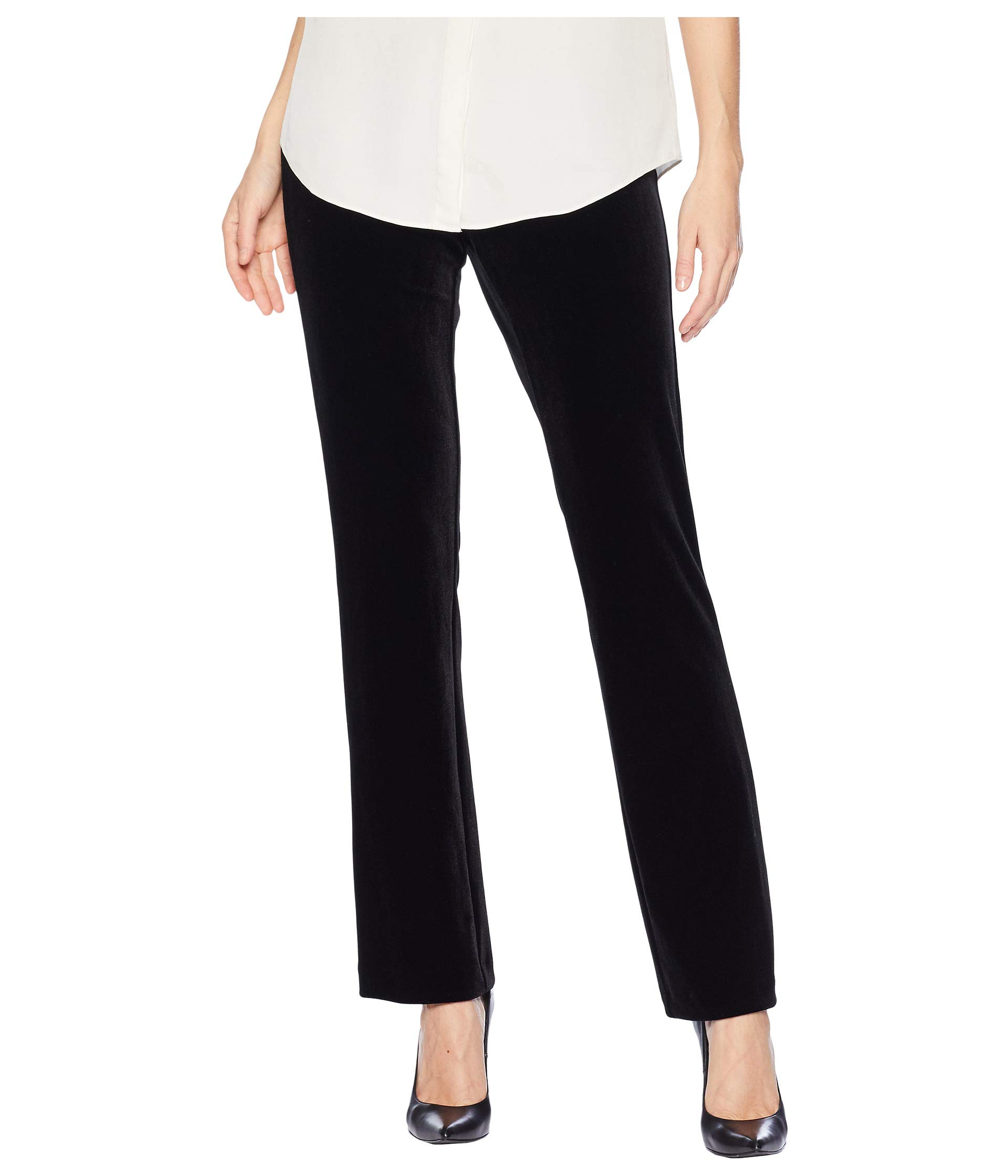 Long Velvet Pull-On Pants