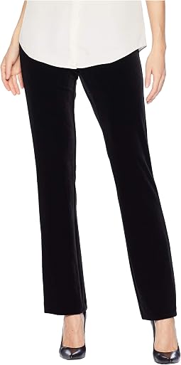 Long Velvet Pull-On Pants