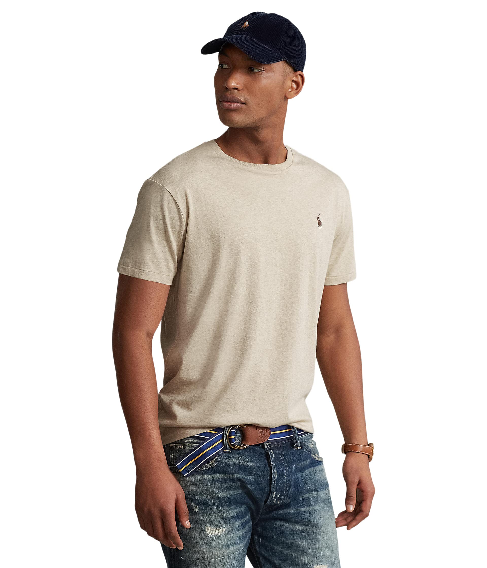 Classic Fit Jersey Crewneck Tee