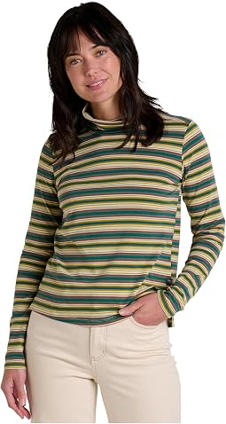 Toad&Co женский лонгслив Maisey с воротником T-Neck