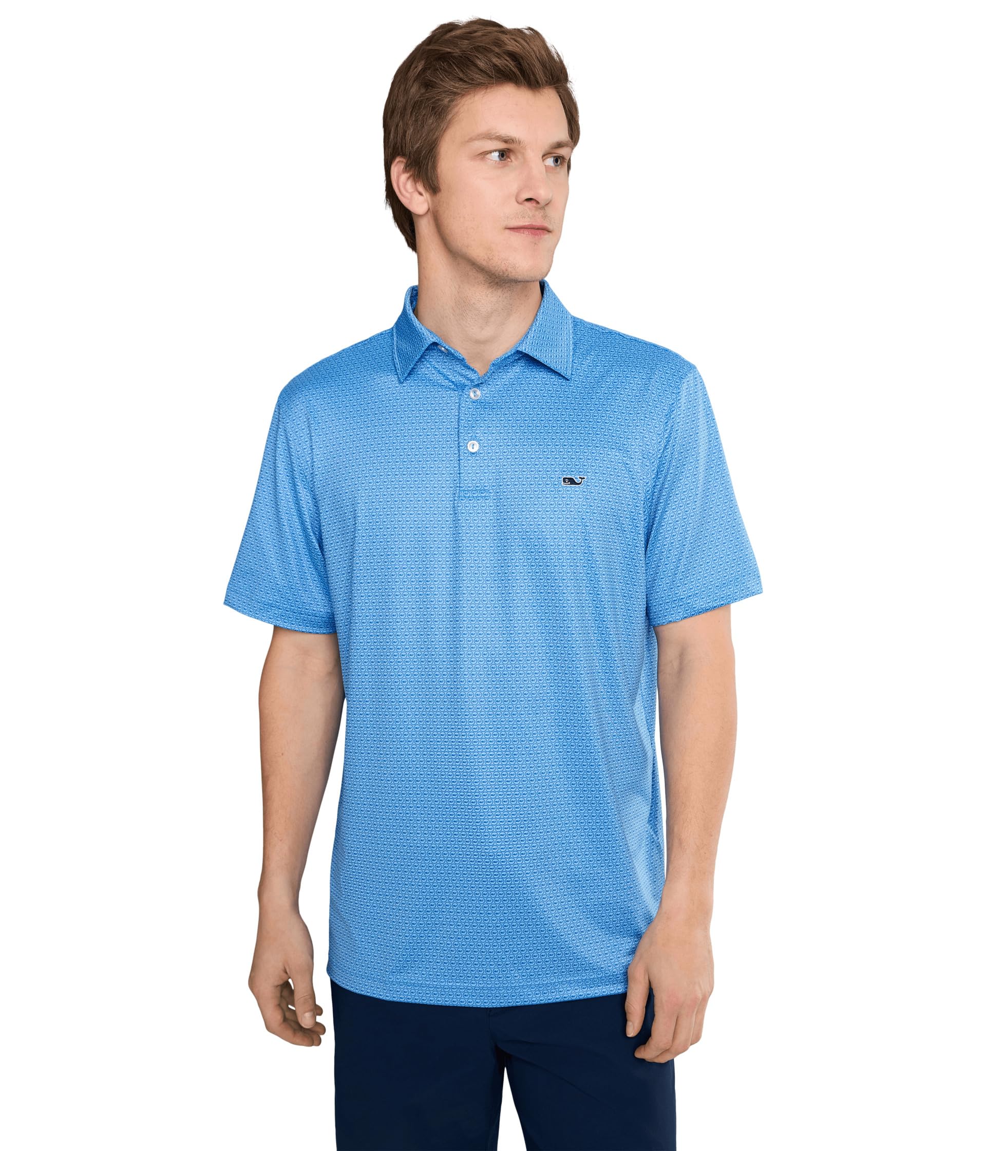 Поло Sankaty с принтом Vineyard Vines