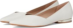 Warm White Snake Print Leather