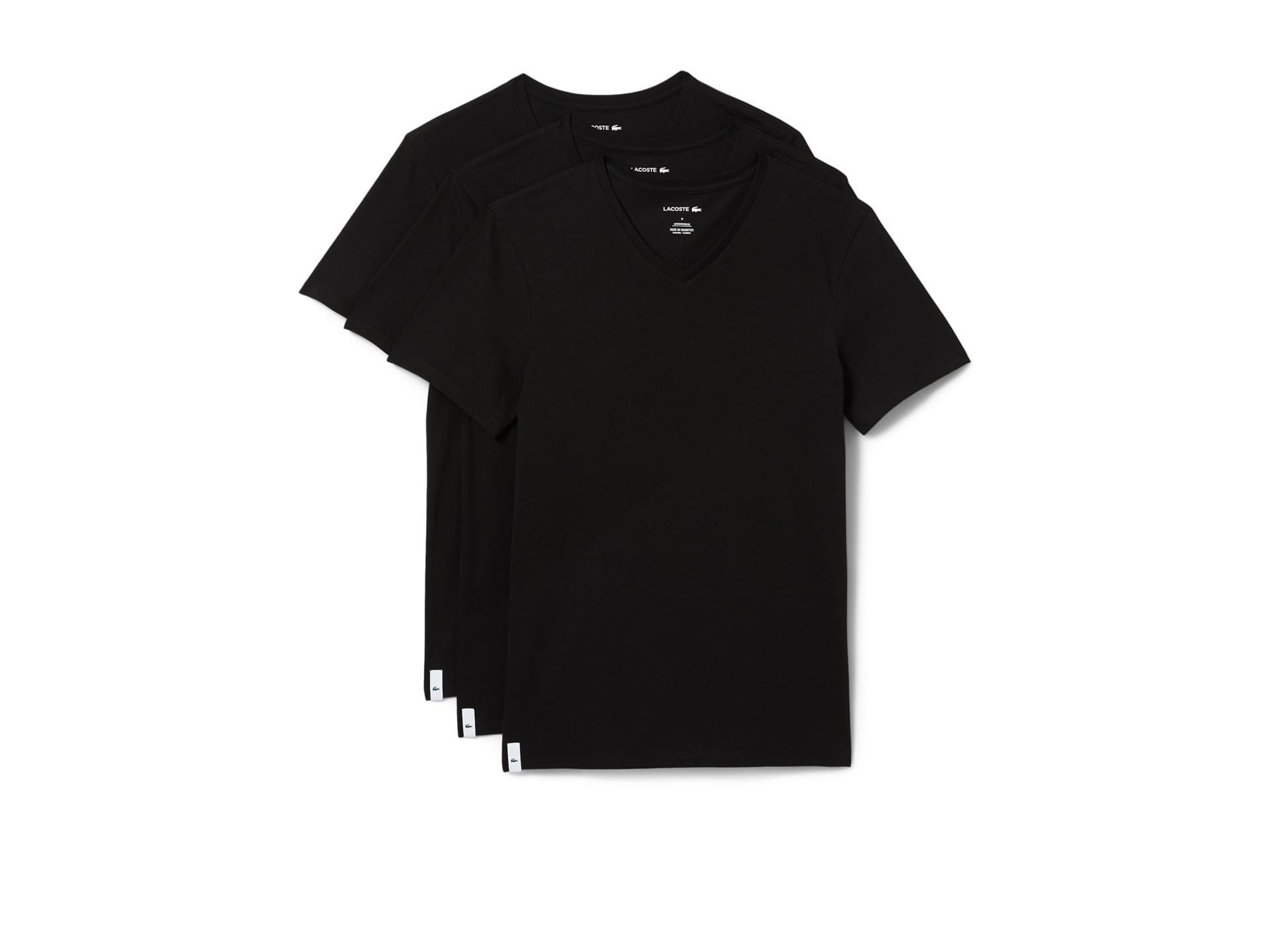Набор из 3 футболок Lacoste V-Neck Slim Fit Essential