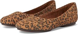 Desert Tan Leopard Print Suede