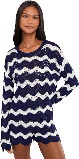 Navy / White Tides