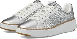 Silver Genevieve Weave/Optic White