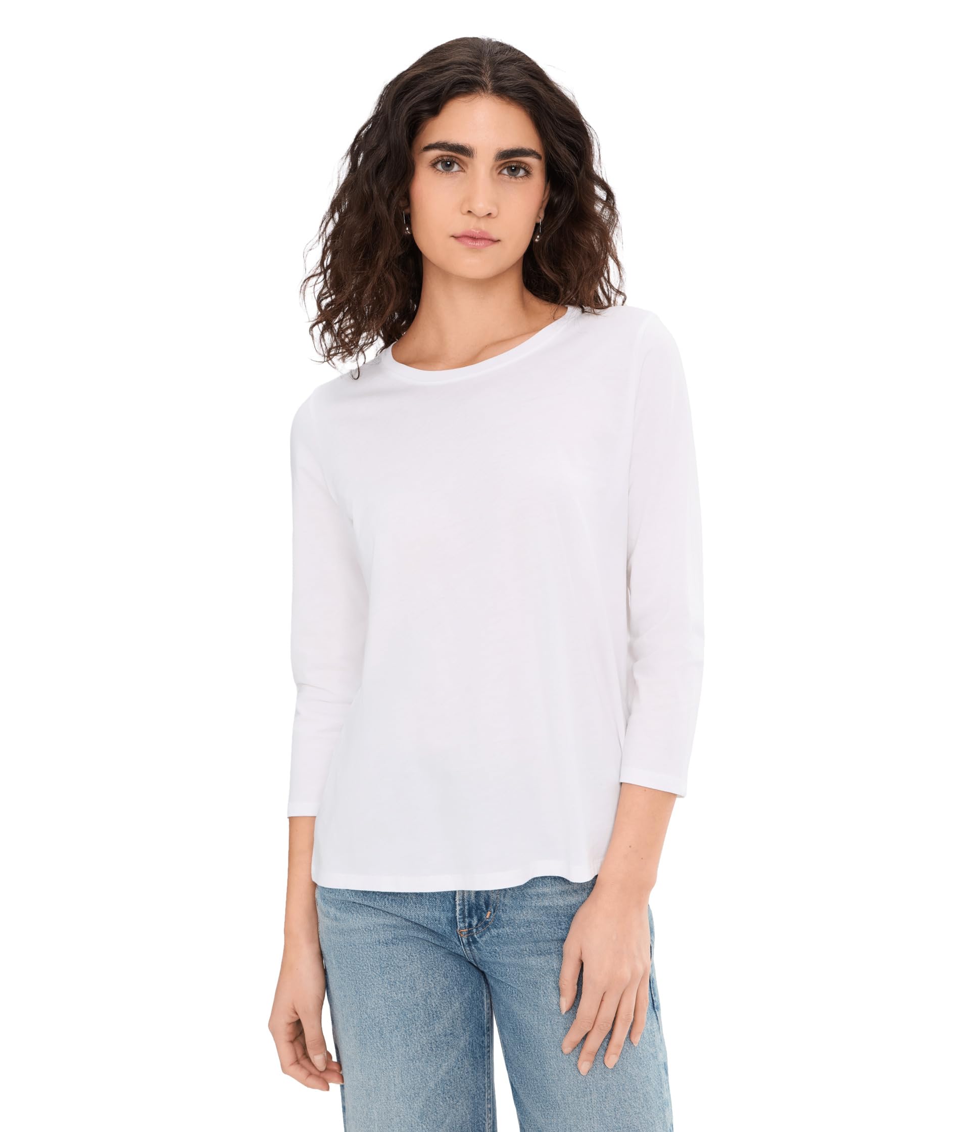Organic Pima Cotton Jersey Round Neck Tee