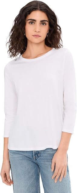 Футболка Eileen Fisher из органического хлопка Pima Cotton Jersey Round Neck