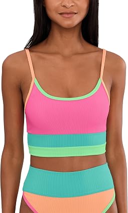 Aqua Haze Colorblock