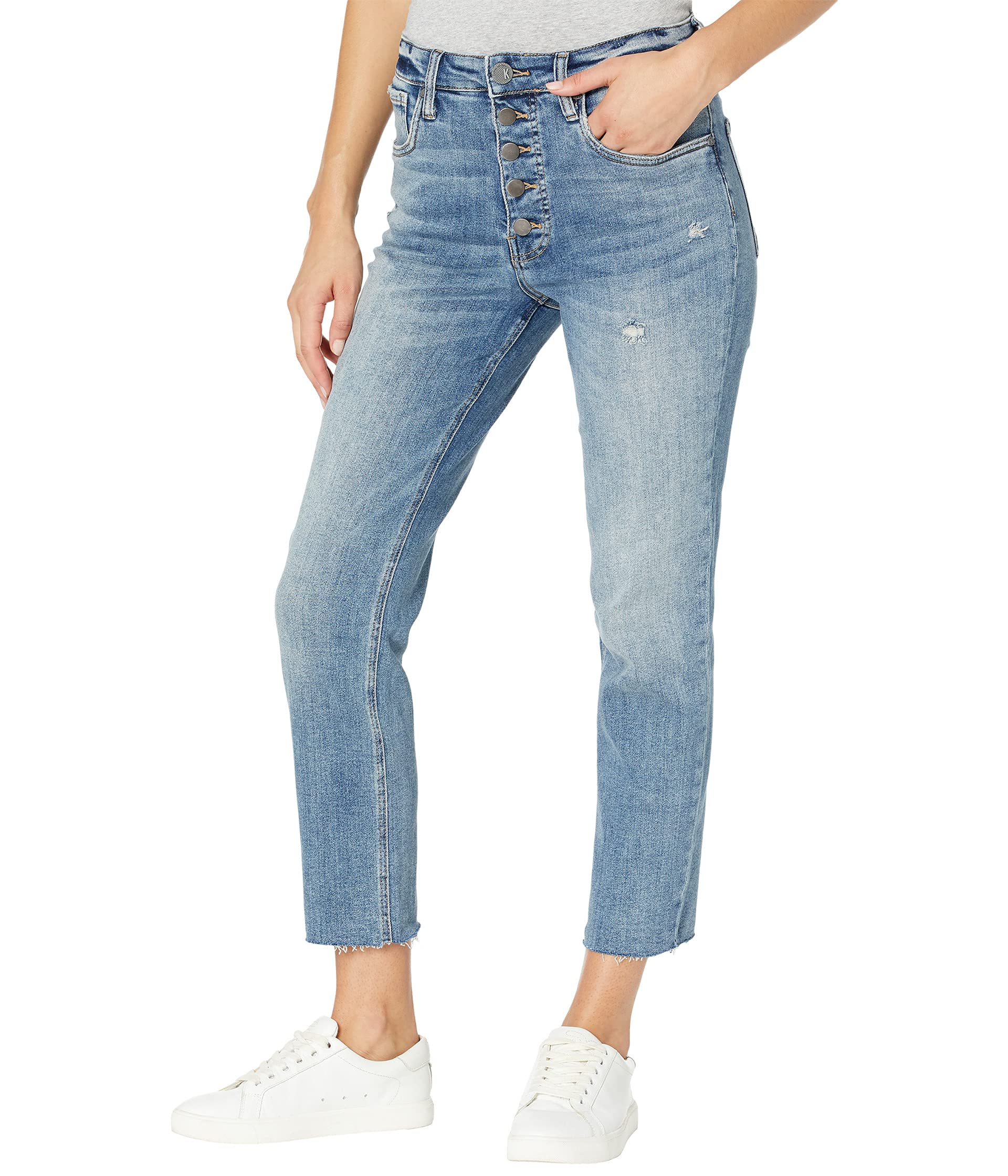 Женские джинсы Rachael High Rise Fab Ab Mom Regular Hem