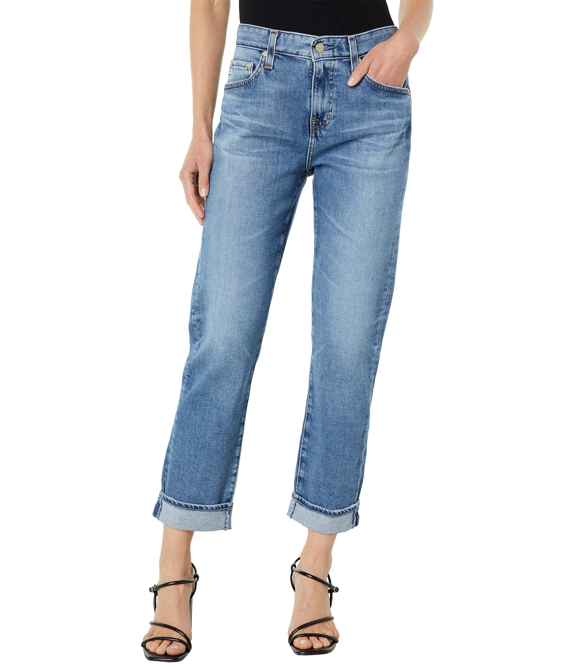 Женские джинсы Ex-boyfriend Slouchy Slim в цвете 16 Years Hudson от AG Jeans