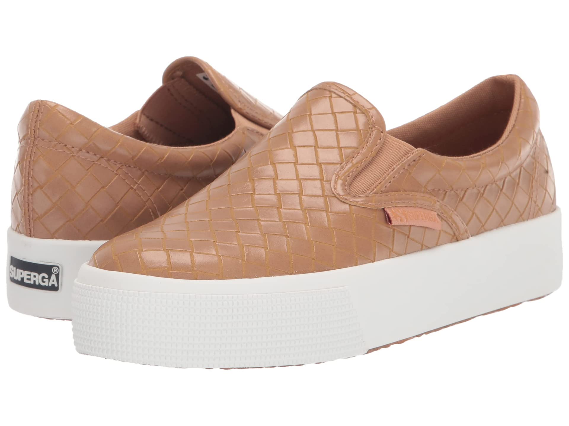 2306 Slip-On Woven Faux Leather