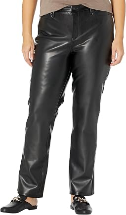 Plus Size Marilyn Straight Jeans in Black