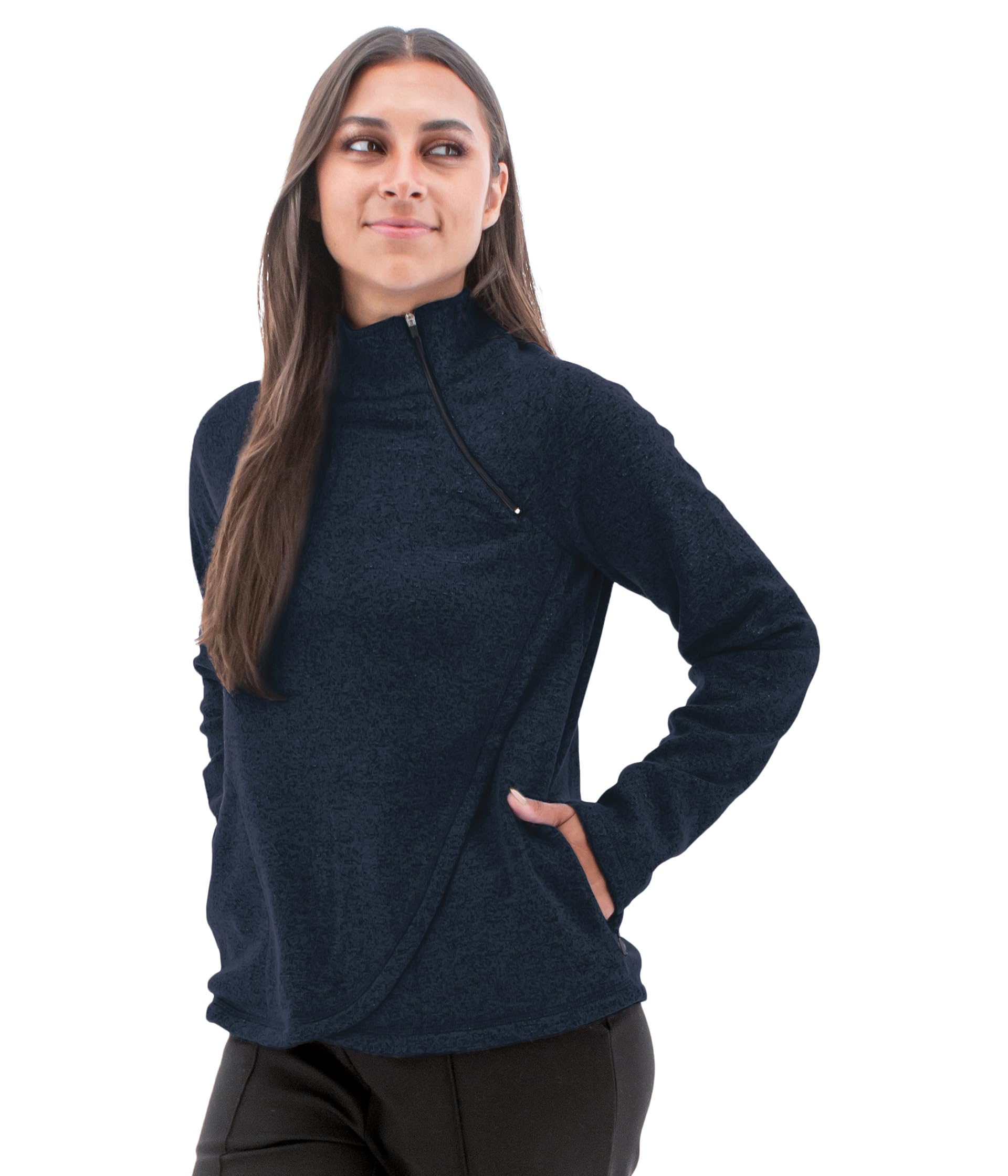 Топ Harlow Zip Neck