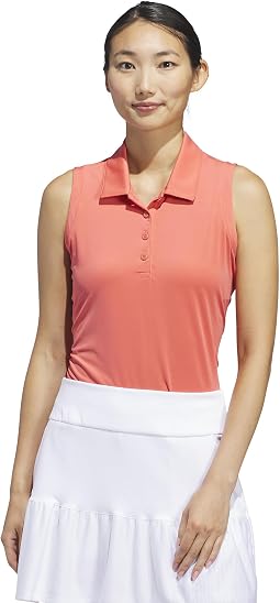 Ultimate365 Solid Sleeveless Golf Polo Shirt